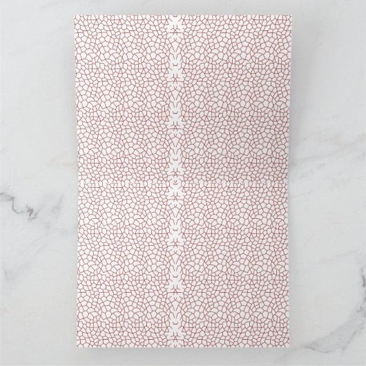 Een levendig tapijt met een ingewikkelde geometris kaart (Binnen)