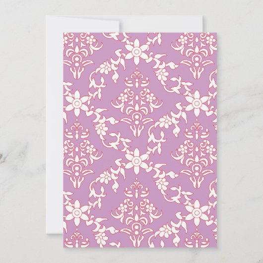 Een levendig textielontwerp met een ingewikkeld pa kaart (Achterkant)