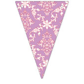 Een levendig textielontwerp met een ingewikkeld pa vlaggetjes (Derde vlag)