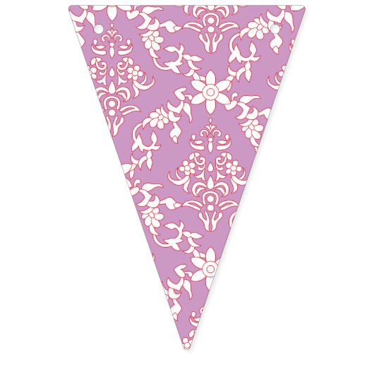 Een levendig textielontwerp met een ingewikkeld pa vlaggetjes (Tweede vlag)