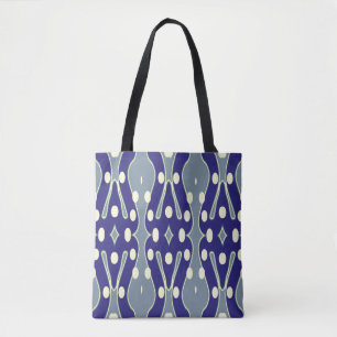 Een levendig trendy multiple color klassiek ontwer tote bag
