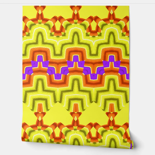 Een levendig veelkleurig patroon "Ratti_Creative_A Behang (Afrollen)