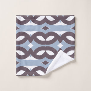 Een levendig, veelkleurig printpatroonontwerp bad handdoek