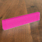 Een levendig verloop van kleuren gaat naadloos ove naambordje (Zijkant)