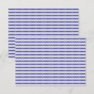 Een levendige blauwe lucht met verspreide witte wo bedankkaart