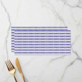 Een levendige blauwe lucht met verspreide witte wo menu