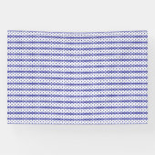 Een levendige blauwe lucht met verspreide witte wo spandoek (Horizontaal)