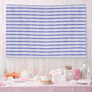 Een levendige blauwe lucht met verspreide witte wo spandoek