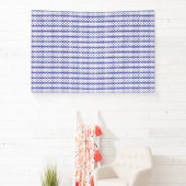 Een levendige blauwe lucht met verspreide witte wo spandoek (Insitu)