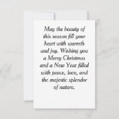 Een levendige bloemen arrangement kaart (Achterkant)