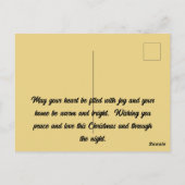 Een levendige bloementuin kerst Kaart (Achterkant)