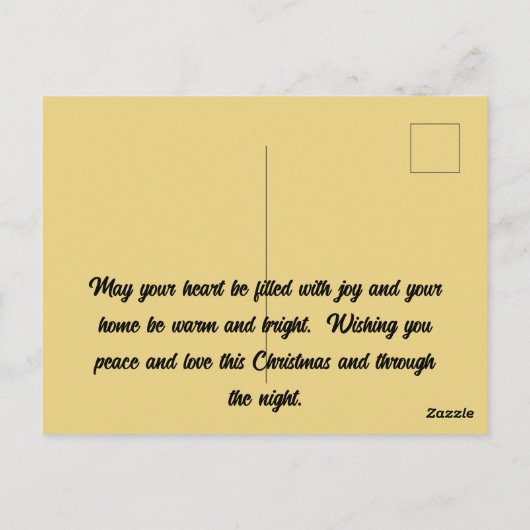 Een levendige bloementuin kerst Kaart (Achterkant)