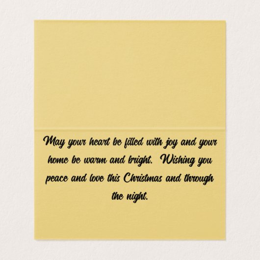 Een levendige bloementuin kerst Kaart (Binnenkant ongevouwen)