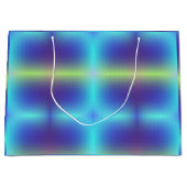 Een levendige cadeautas met een blauwe (Voorkant)