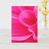 Een levendige close-up Delilah Flower (Blank) Kaart (Gele Bloem)