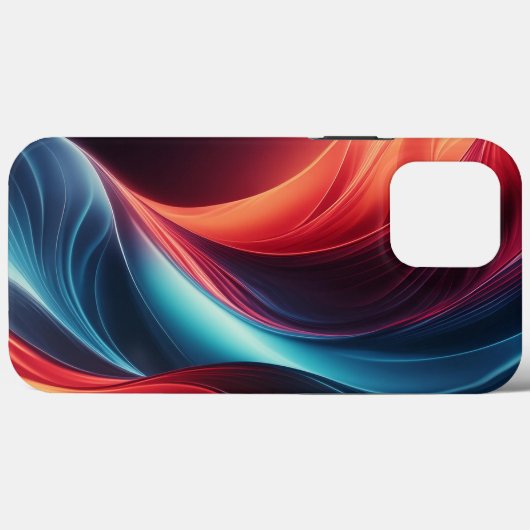 Een levendige gradiëntgolf Case-Mate iPhone case (Achterkant (horizontaal))