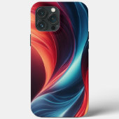 Een levendige gradiëntgolf Case-Mate iPhone case (Achterkant)
