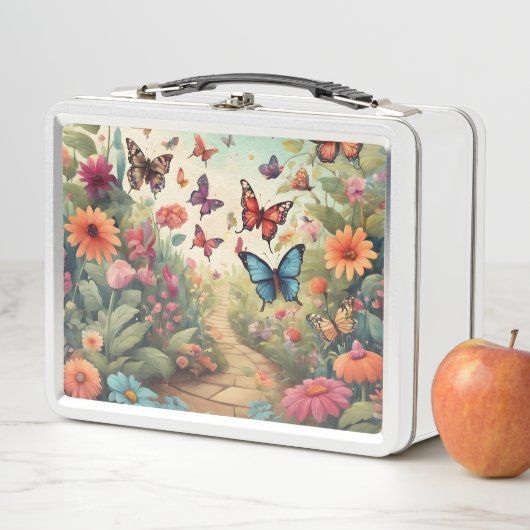 Een levendige grillige vlinder (In situ)