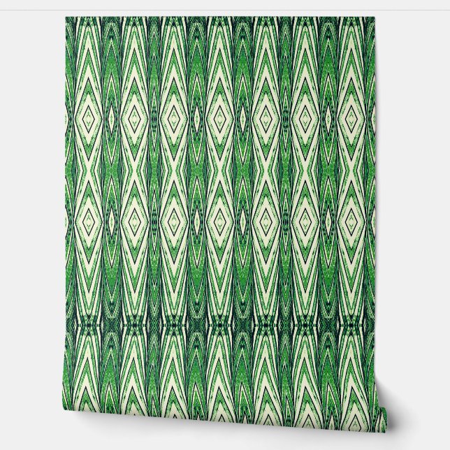 Een levendige groene textuur "Ratti_Creative_Arts" Behang (Afrollen)