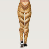 Een levendige houtkleur "Ratti_Creative_Arts" Leggings (Achterkant)