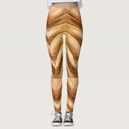Een levendige houtkleur "Ratti_Creative_Arts" Leggings