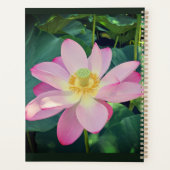 Een levendige lotusbloem planner (Achterkant)