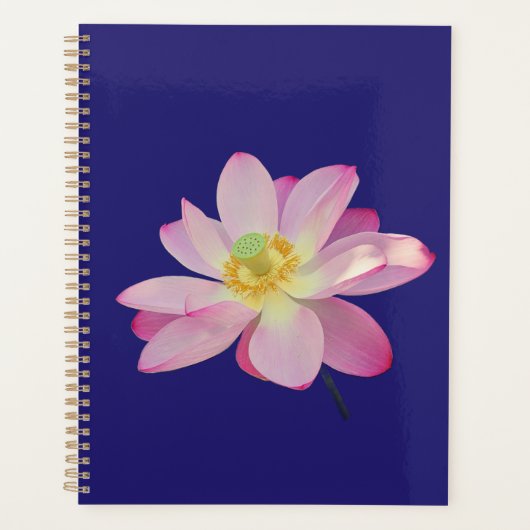 Een levendige lotusbloem planner (Voorkant)