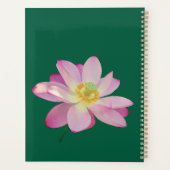 Een levendige lotusbloem planner (Achterkant)