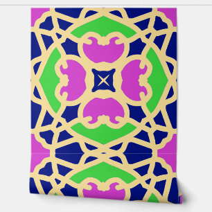 Een levendige multikleur "Ratti_Creative_Arts" beh Behang