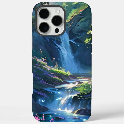 Een levendige natuur iPhone 16 Pro Max hoesje (Achterkant)