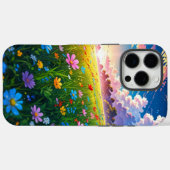 Een levendige natuur iPhone 16 Pro Max hoesje (Achterkant (horizontaal))