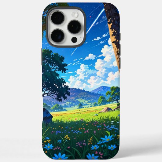 Een levendige natuur iPhone 16 Pro Max hoesje (Achterkant)