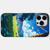 Een levendige natuur iPhone 16 Pro Max hoesje (Achterkant (horizontaal))