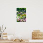 Een levendige oase van kleuren en leven poster (Keuken)