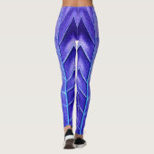 Een levendige paarse "Ratti_Creative_Arts" Legg Leggings (Achterkant)