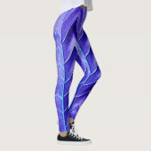 Een levendige paarse "Ratti_Creative_Arts" Legg Leggings (Rechts)