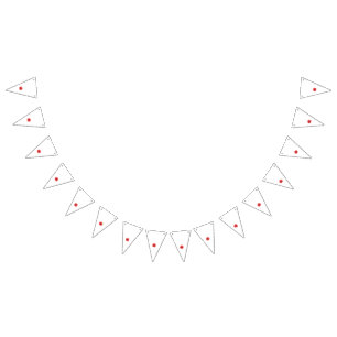 Een levendige rode papaver bloem met delicate bloe vlaggetjes