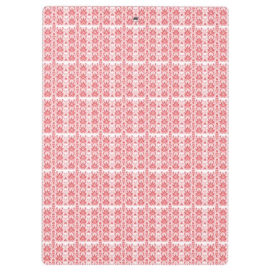 Een levendige rode roos met dauwdruppels die zacht klembord (Achterkant)