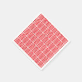 Een levendige rode roos met dauwdruppels die zacht servet (Hoek)