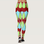 Een levendige veelkleurige klassieker "Ratti_Creat Leggings (Achterkant)