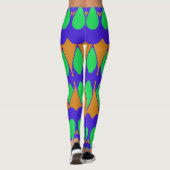 Een levendige veelkleurige klassieker "Ratti_Creat Leggings (Achterkant)