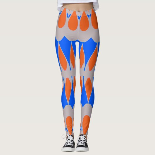 Een levendige veelkleurige klassieker "Ratti_Creat Leggings (Voorkant)