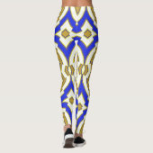 Een levendige veelkleurige klassieker "Ratti_Creat Leggings (Achterkant)