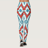 Een levendige veelkleurige klassieker "Ratti_Creat Leggings (Achterkant)