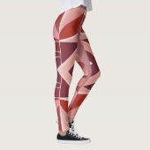 Een levendige veelkleurige "Ratti_Creative_Arts" L Leggings (Rechts)