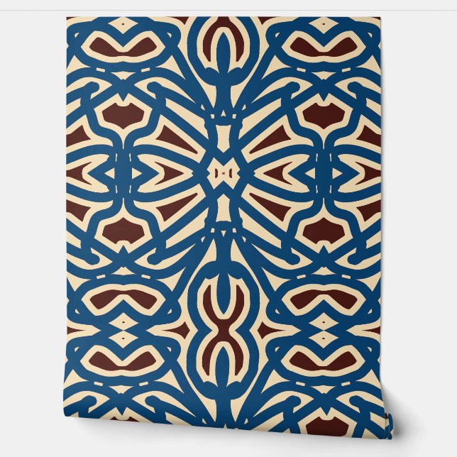 Een levendige veelkleurige "Ratti_Creative_Arts" W Behang (Afrollen)