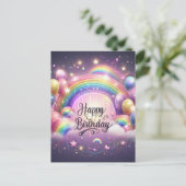 Een levendige verjaardagsviering Kaart" Briefkaart (Staand voorkant)