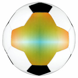 Een levendige voetbal met een verlooppatroon