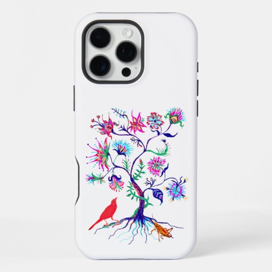 Een levensboom iPhone hoesje (Achterkant)