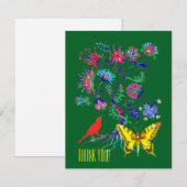 Een levensboom RSVP kaartje (Voorkant / Achterkant)
